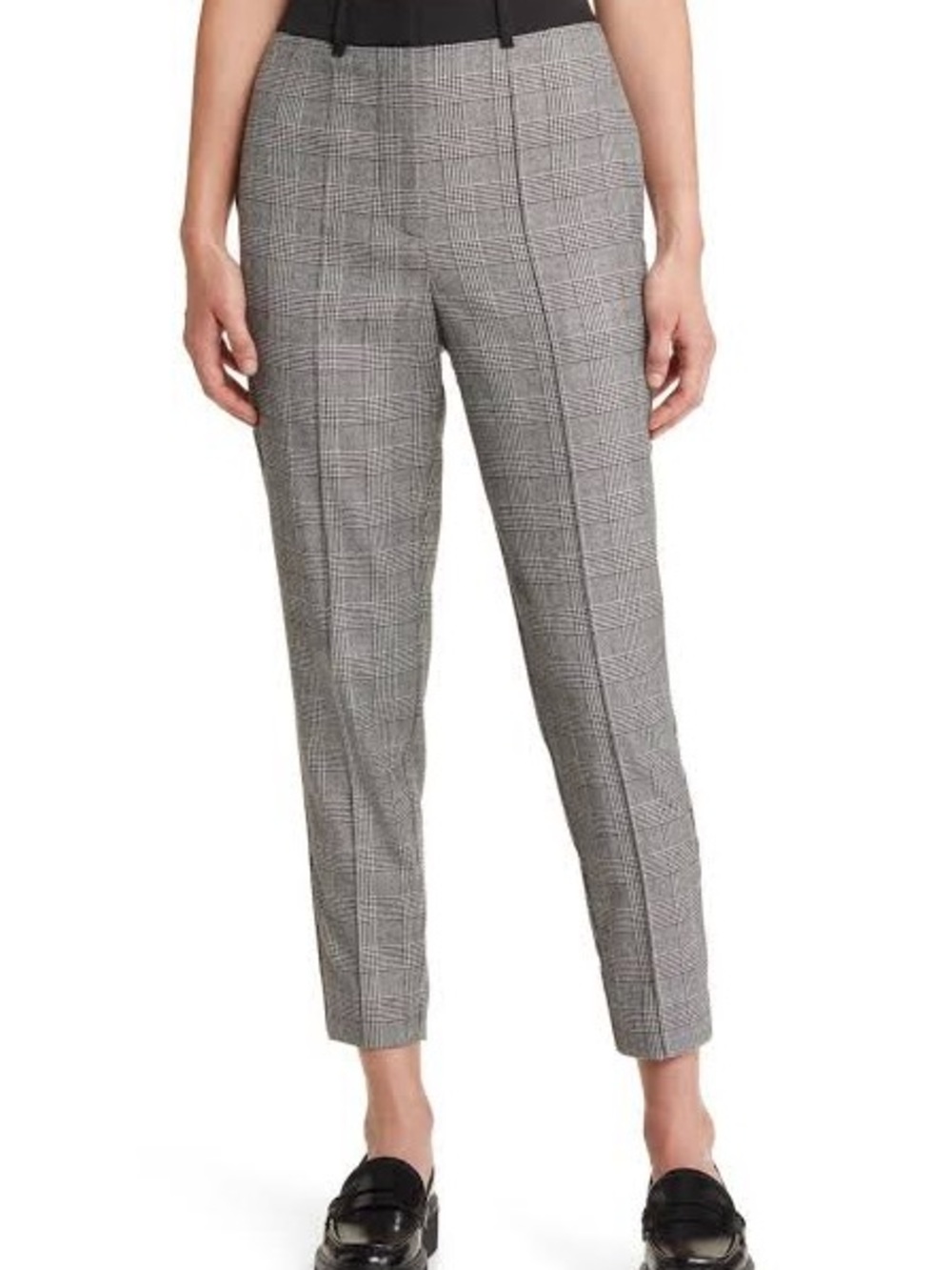 NWT - AllSaints Woven Bea Check Trousers